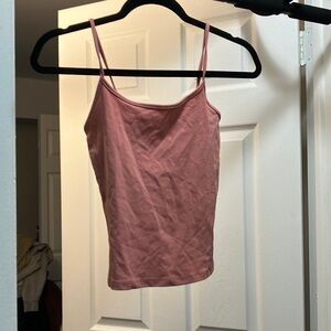 Pink Spaghetti Strap Top